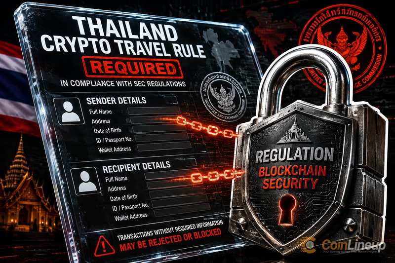Правило Travel Rule для криптовалют в Таиланде потребует указания данных отправителя и получателя при переводах цифровых активов