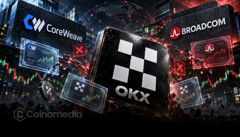 CoreWeave и Broadcom выступают против листинга токенизированных акций OKXICE