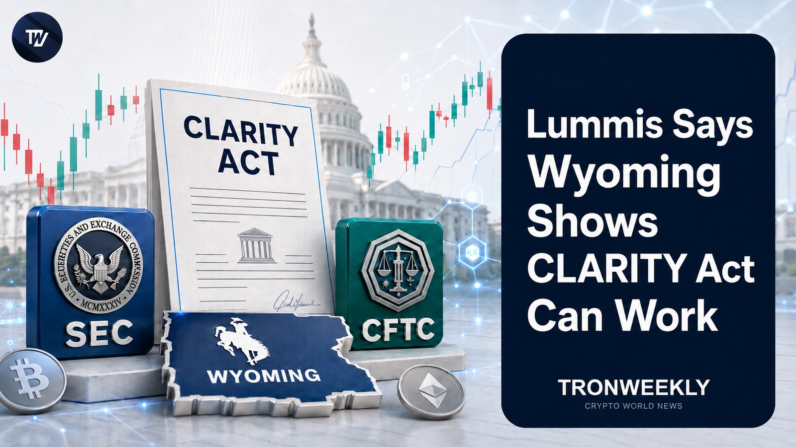 Lummis verwijst naar cryptokader van Wyoming nu de Senaat nadert over CLARITY Act-cloturestemming op 15 september