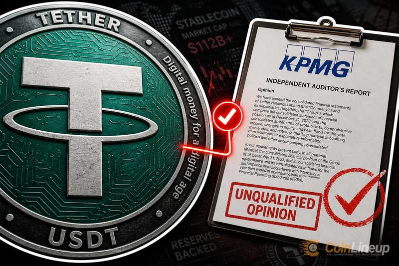 Tether Rapporteert Eerste Volledige Audit met Unqualified Opinion van KPMG