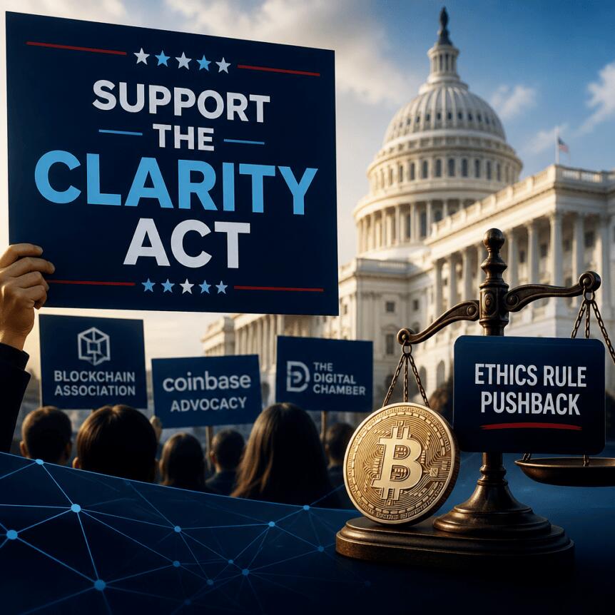 Crypto Advocacy Groups Urge Senate to Schedule CLARITY Act Floor Vote Before August Recess