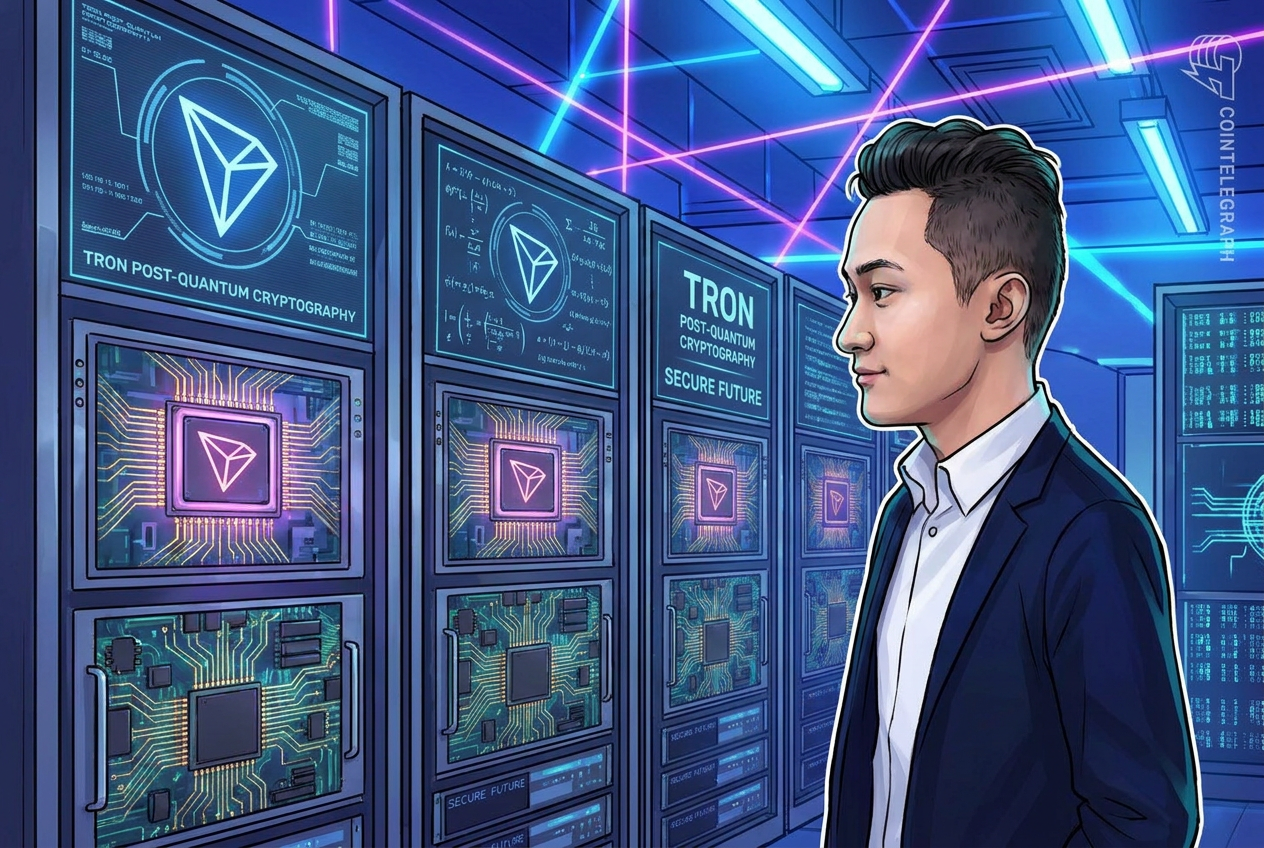 Justin Sun: kryptografia postkwantowa Trona działa już w testnecie