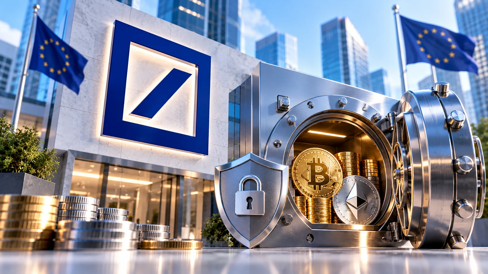 Deutsche Bank запустит криптокастодиальный сервис для институциональных клиентов