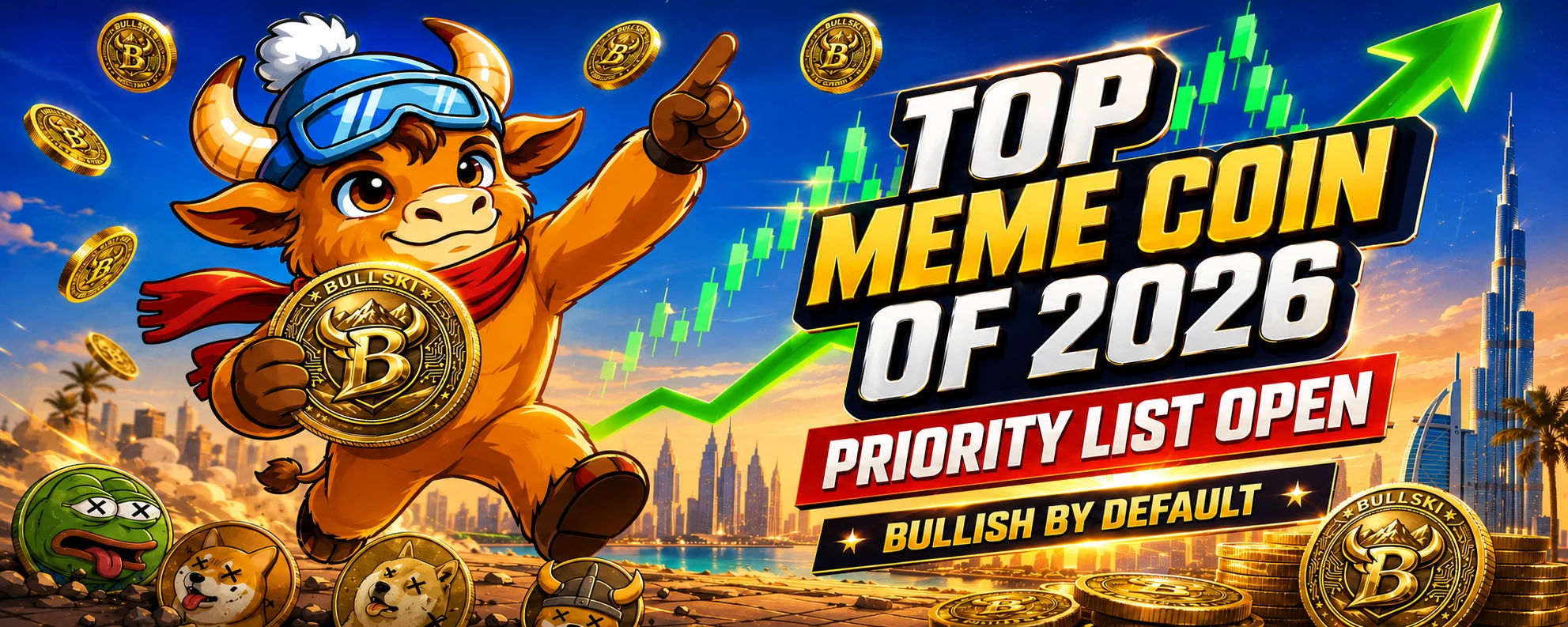 $BULLSKI Presale Mechanics: Sixteen Sell-Out Rungs From $0.00001 to a $0.0025 Listing Reference