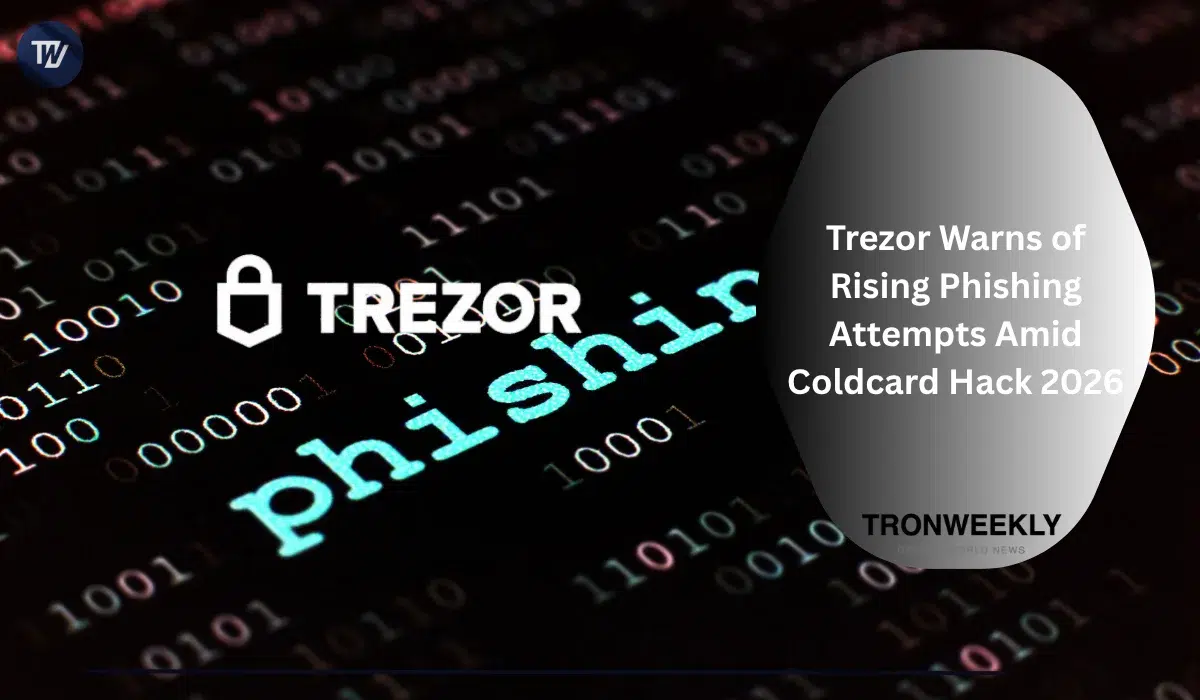 Trezor warnt vor zunehmenden Phishing-Versuchen nach dem COLDCARD-Exploit
