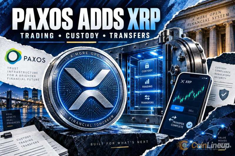 Paxos добавляет торговлю, хранение и переводы XRP для партнёров-брокеров