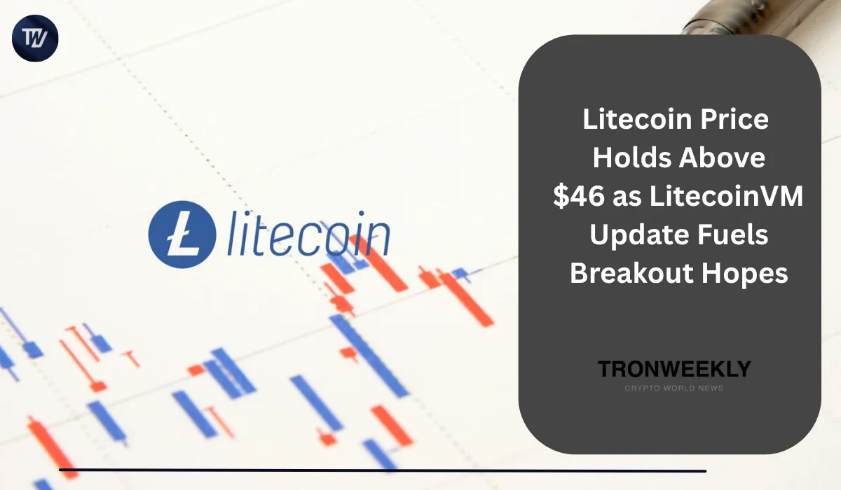 Litecoin hält sich über 46 $ bei offenem Interesse von über 320 Millionen $