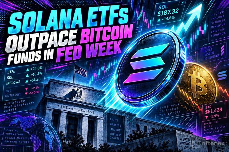 Solana ETFs Outpace Bitcoin Funds During Federal Reserve Week