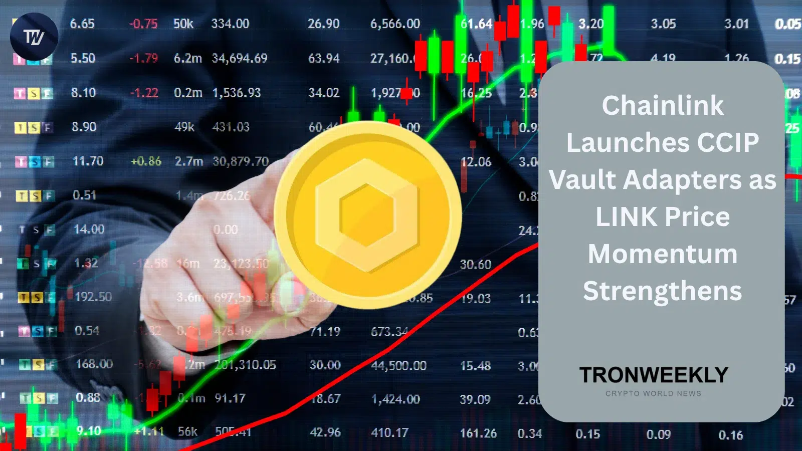 Chainlink запускает CCIP Vault Adapters на фоне укрепления импульса цены LINK