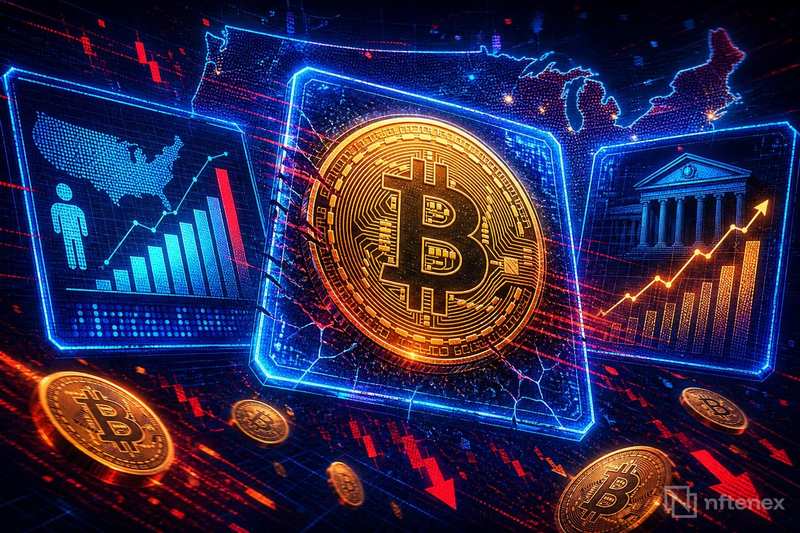Bitcoin scende sotto gli 80.000 dollari mentre un rapporto sull'occupazione oltre le attese rilancia le scommesse su un rialzo dei tassi della Fed
