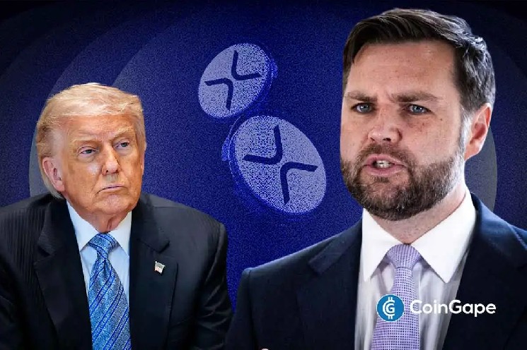川普加密願景躍上焦點:XRP 納入與范斯有關的 40 兆美元債務辯論