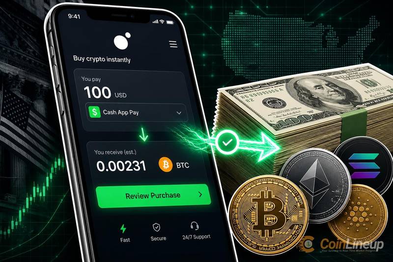 MoonPay добавила Cash App Pay в качестве способа оплаты для клиентов из США