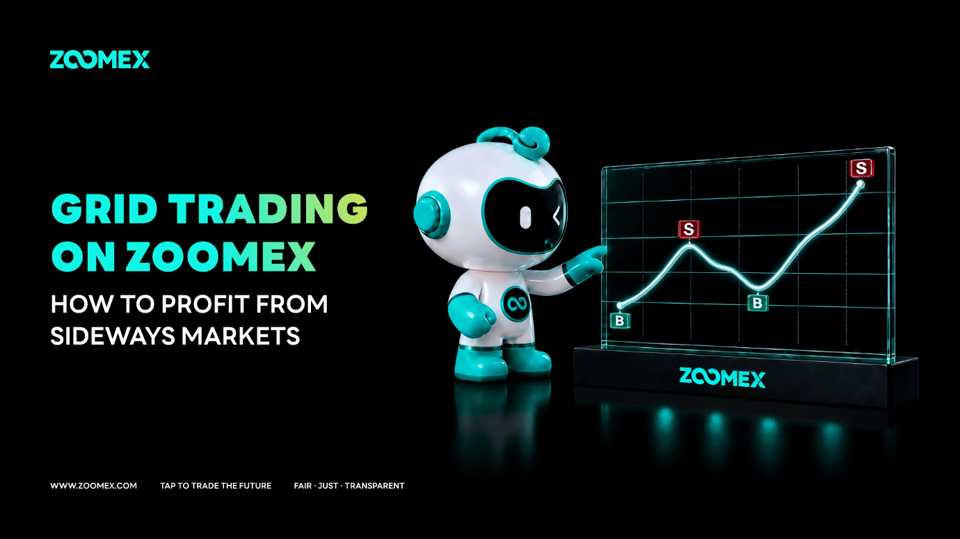 Zoomex Contract Grid: Eine Strategie für Gewinne in seitwärts laufenden Kryptomärkten