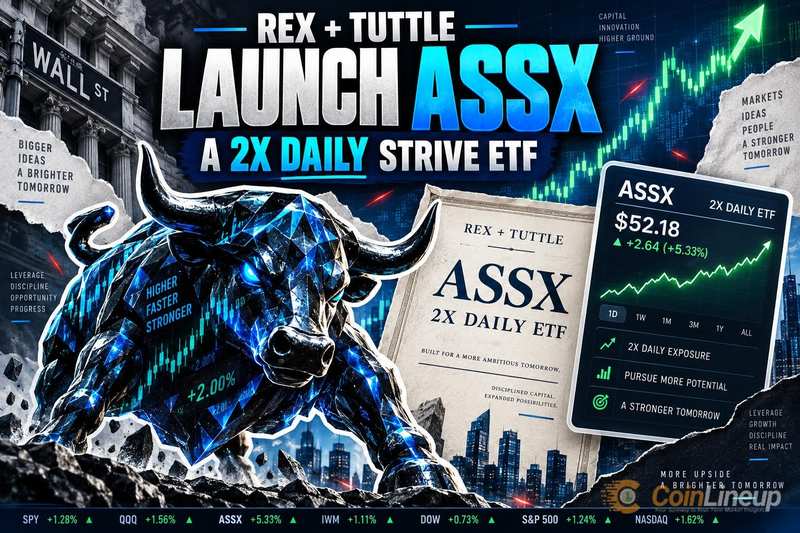 REX Shares and Tuttle Capital Launch ASSX, a 2x Daily Leveraged Strive ETF, on Cboe BZX