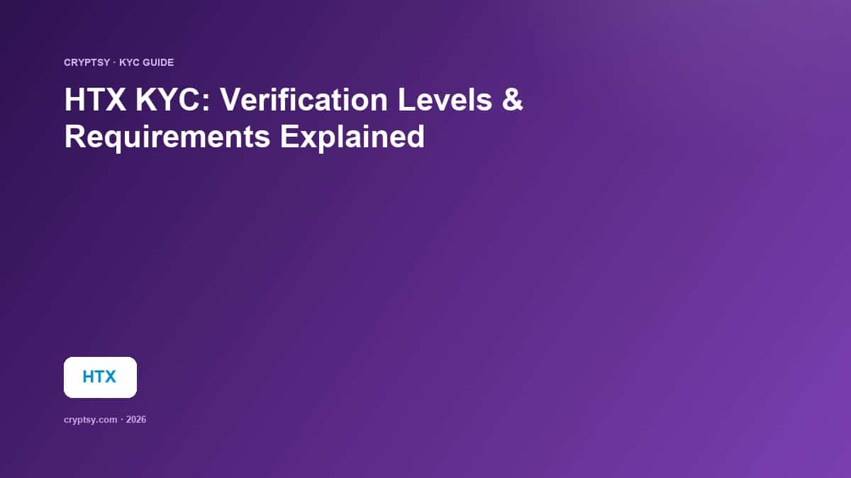 HTX KYC: niveles de verificación, requisitos de documentos y límites de retiro explicados