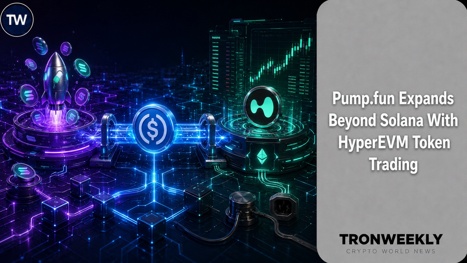 Pump.fun rozszerza się poza Solanę dzięki handlowi tokenami HyperEVM