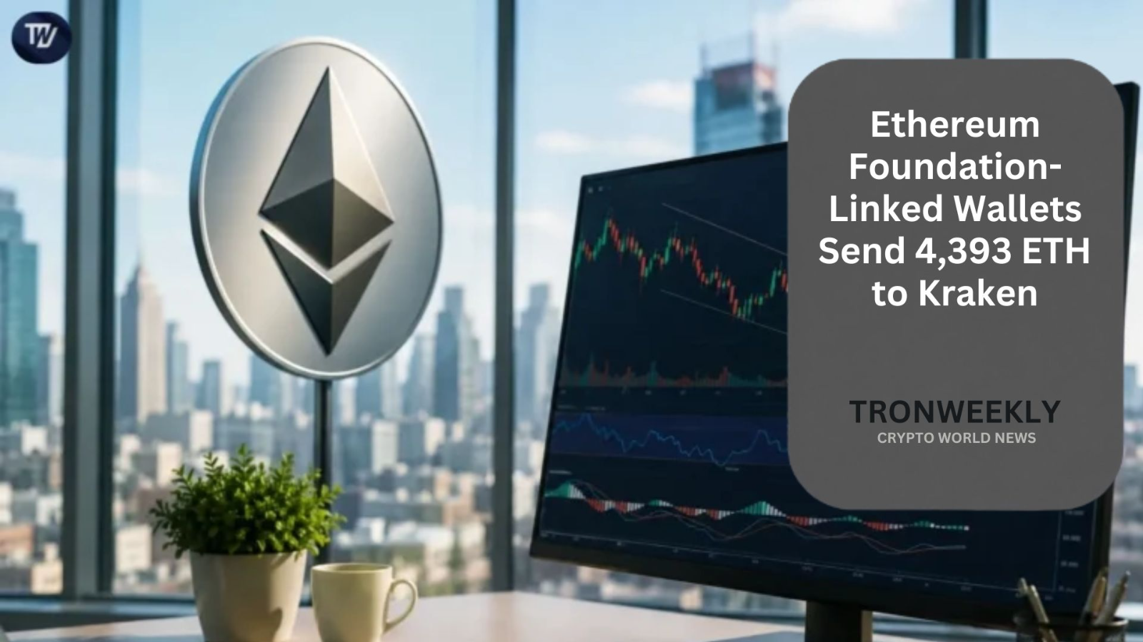 Mit der Ethereum Foundation verbundene Wallets transferieren 4.393 ETH im Wert von 11,13 Millionen US-Dollar an Kraken