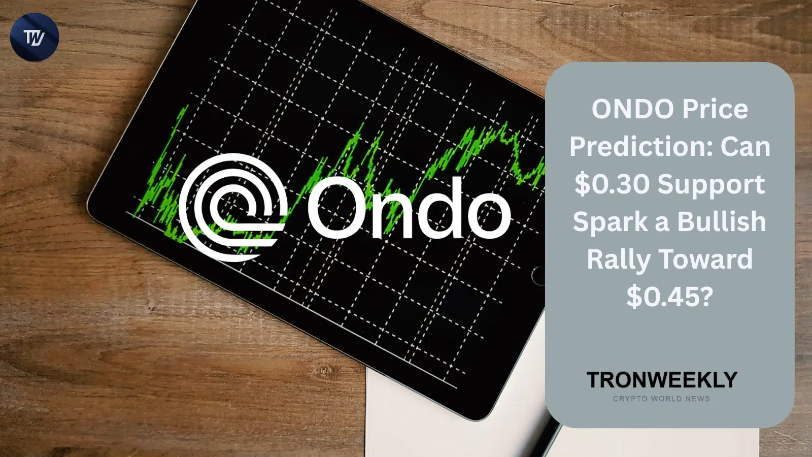 ONDO mette alla prova il supporto a $0.30 in un canale discendente mentre le azioni tokenizzate di Ondo superano 1 miliardo di dollari