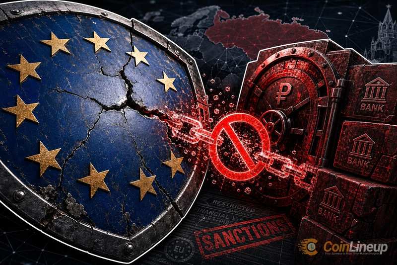 ЕС принял 21-й пакет санкций против России, нацеленный на 14 криптооператоров и 94 банка
