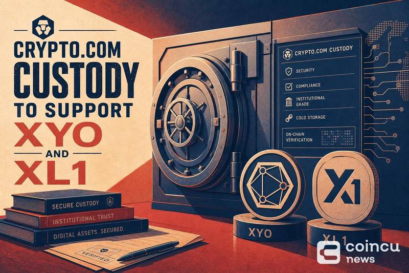 Crypto.com Custody предоставит услуги хранения и ликвидности для XYO и XL1