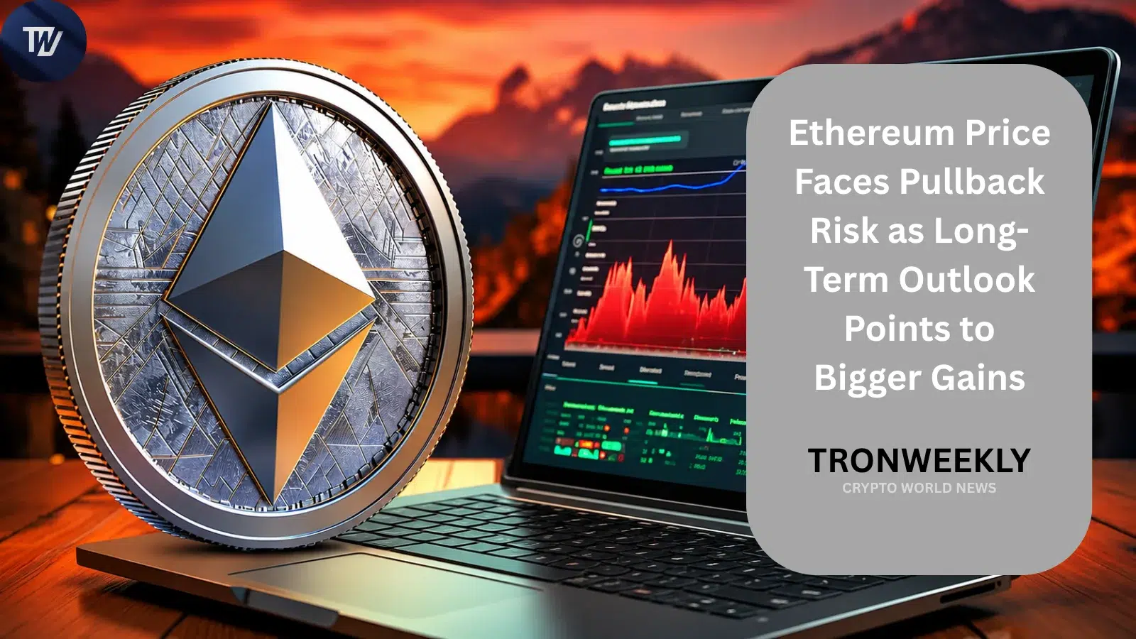 Ethereum mit kurzfristigem Rücksetzer-Risiko, während der langfristige Ausblick auf höhere Gewinne zielt