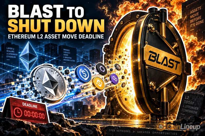 Blast 將關閉 Ethereum Layer-2 網絡,提款期限定為 10 月 26 日