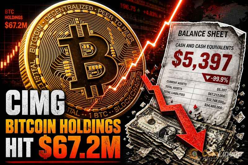 CIMG держит биткоины на $67,2 млн при наличных всего $5 397, показывает квартальный отчёт