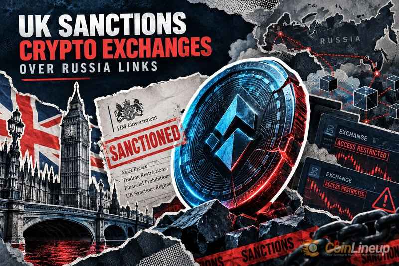 Великобритания ввела санкции против трёх криптовалютных бирж из-за предполагаемой помощи России в обходе ограничений