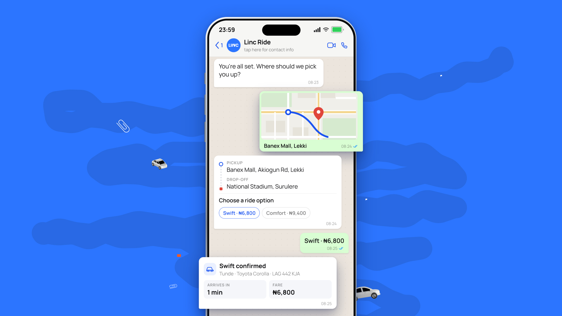 LincRide startet WhatsApp-Fahrdienst in Lagos mit mehr als 3.000 Fahrern