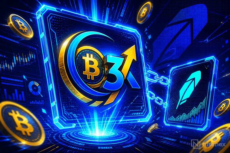 Arcus запускает токены в стиле ETF с 3X-экспозицией на Bitcoin и Robinhood