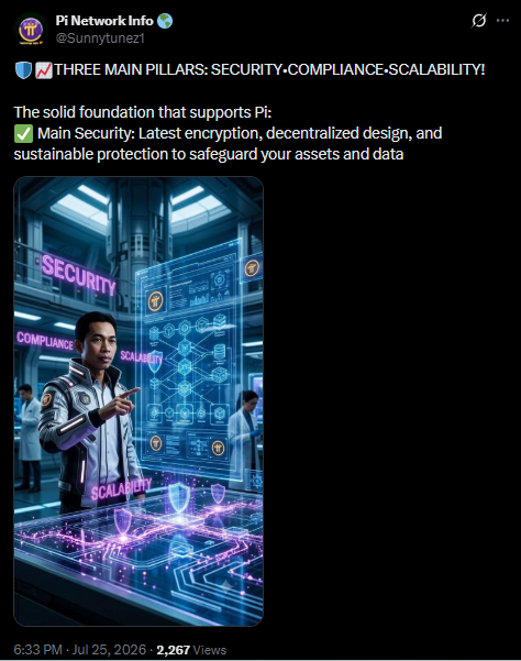 La communauté Pi Network met en avant la sécurité, la conformité et la scalabilité comme priorités clés du Web3