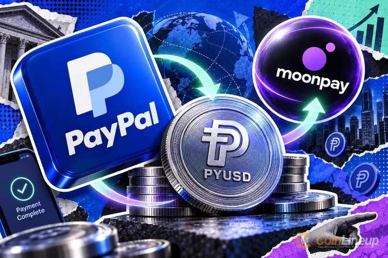 Platforma PayPal obsługuje tokeny MoonPay zabezpieczone przez PYUSD