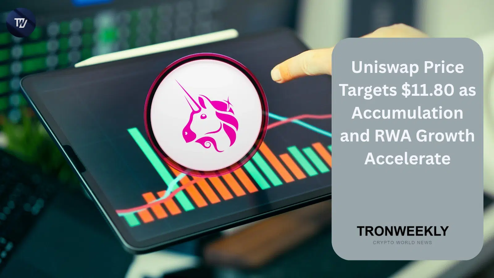 Uniswap Eyes $11.80 as Accumulation Builds and Tokenized Stock Volume Tops $1B on Robinhood Chain