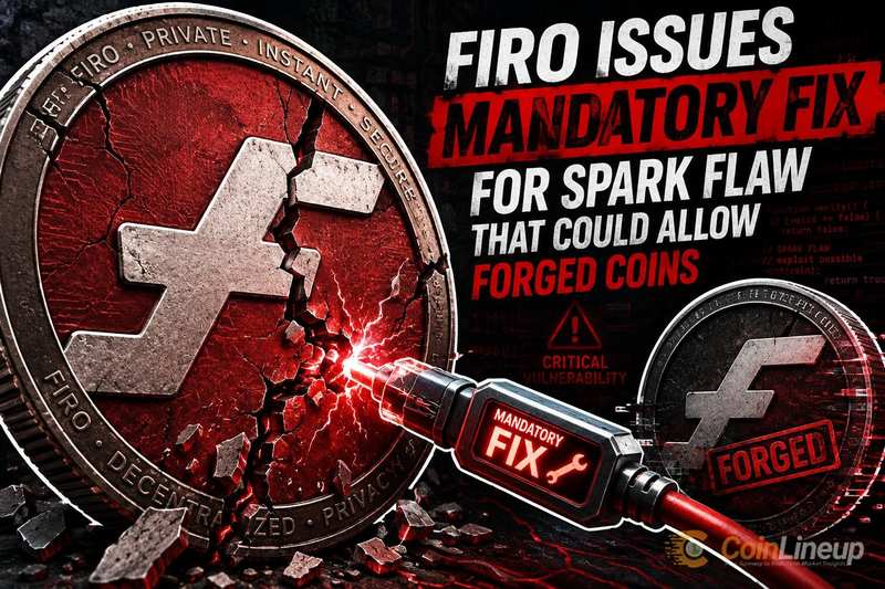 Firo veröffentlicht verpflichtendes Update zur Behebung einer Spark-Schwachstelle, die gefälschte Coins ermöglicht hätte