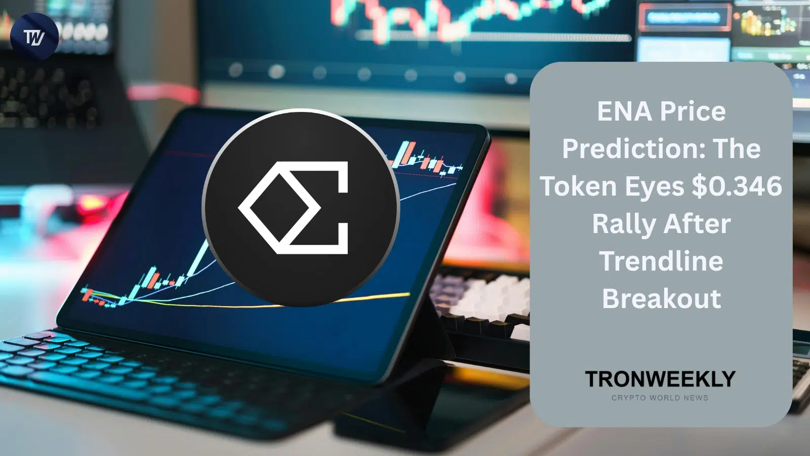 Ethena (ENA) peilt 0,346 $ nach Trendlinien-Ausbruch an, da Vermögenswerte auf der Robinhood Chain 200 Mio. $ überschreiten