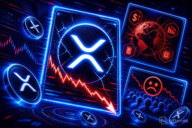 XRP recule de 2,29 % alors que les risques macro pèsent sur le sentiment crypto