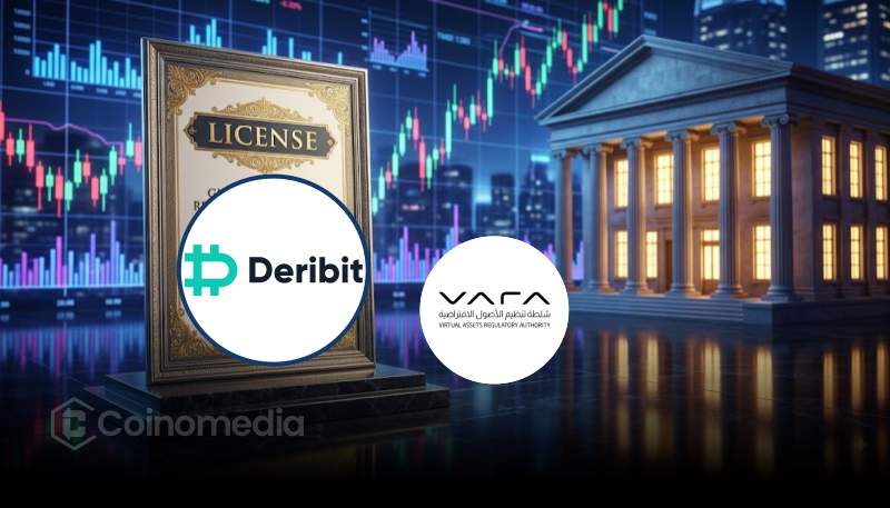 Deribit uzyskuje licencję Broker-Dealer od VARA, kieruje zlecenia spot do Coinbase Exchange