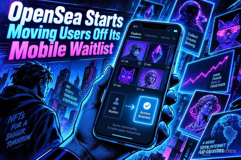 OpenSea начала приглашать пользователей из листа ожидания мобильного приложения