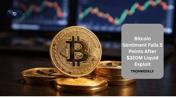 Sentiment wokół Bitcoina spadł tylko o 5 punktów po exploitcie wartym 320 mln USD w sieci Liquid