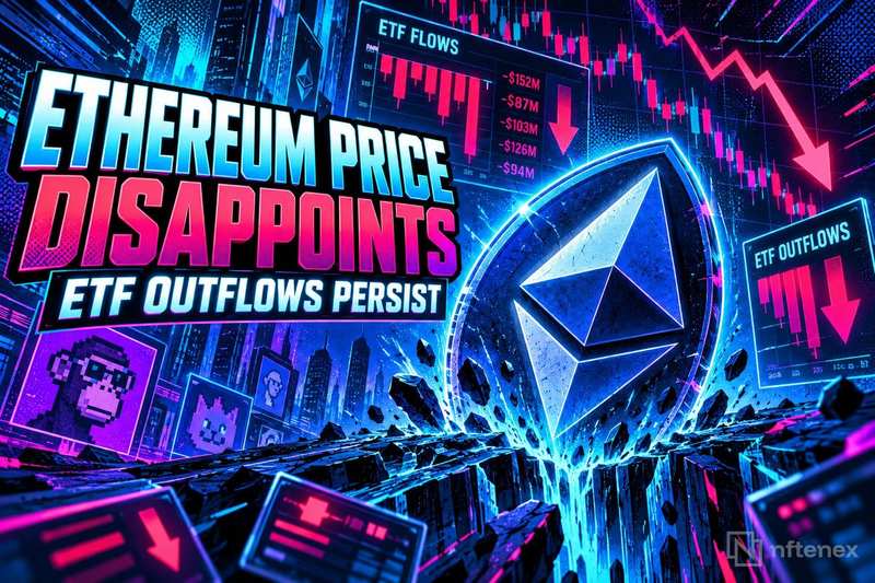 Ethereum-koers stelt teleur nu ETF-uitstroom aanhoudt