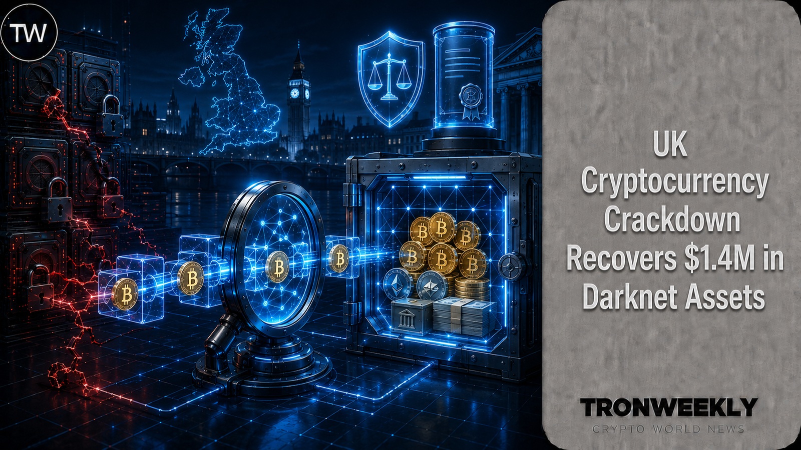 UK Police Recover $1.4M in Bitcoin Tied to Darknet Markets