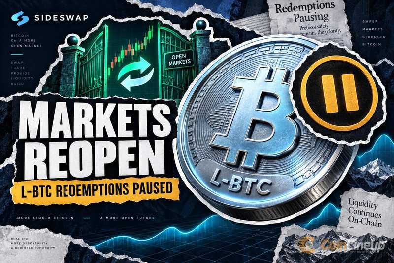 SideSwap возобновила работу рынков Liquid, но погашение L-BTC остается приостановленным