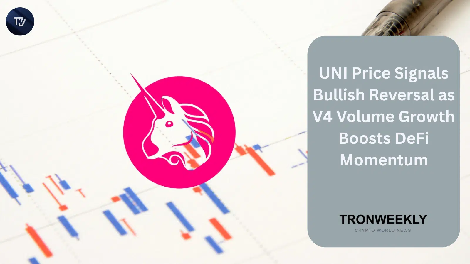 UNI Price Signals Bullish Reversal as Uniswap V4 Leads Weekly DEX Volume at $6.17B