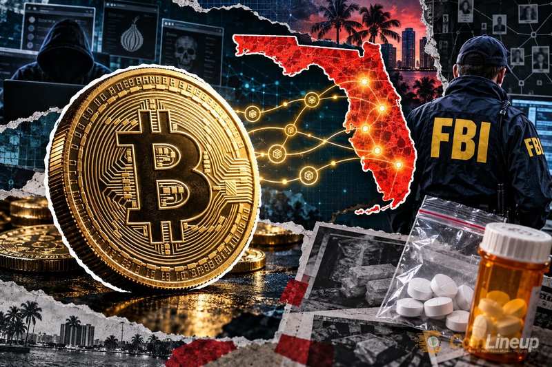 El FBI habría rastreado pagos en Bitcoin vinculados a una supuesta red de opioides en la darknet de Florida