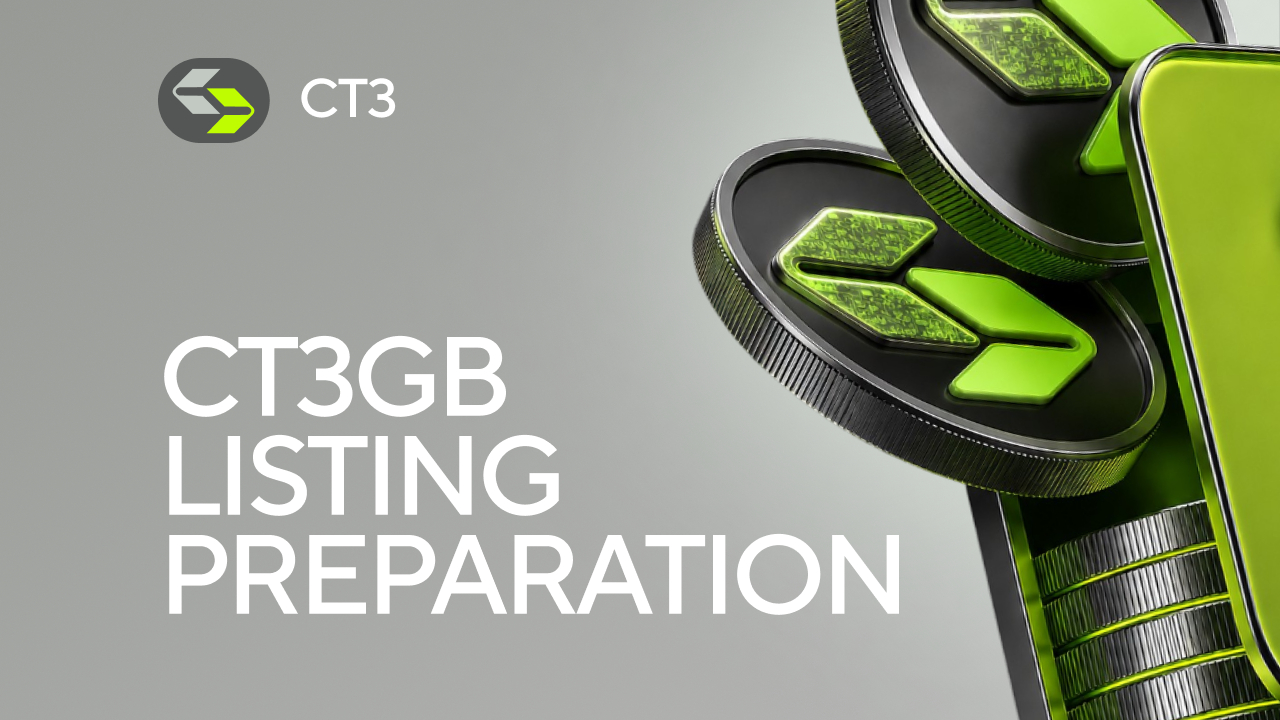 CT3 Prepares Ecosystem for CT3GB Token Launch with Infrastructure Scaling, Architecture Overhaul, and Independent Audit