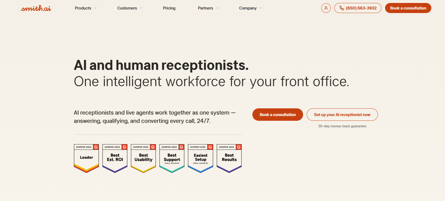 Лучшие AI-рецепционисты и сервисы AI-обработки звонков для малого бизнеса в 2026 году