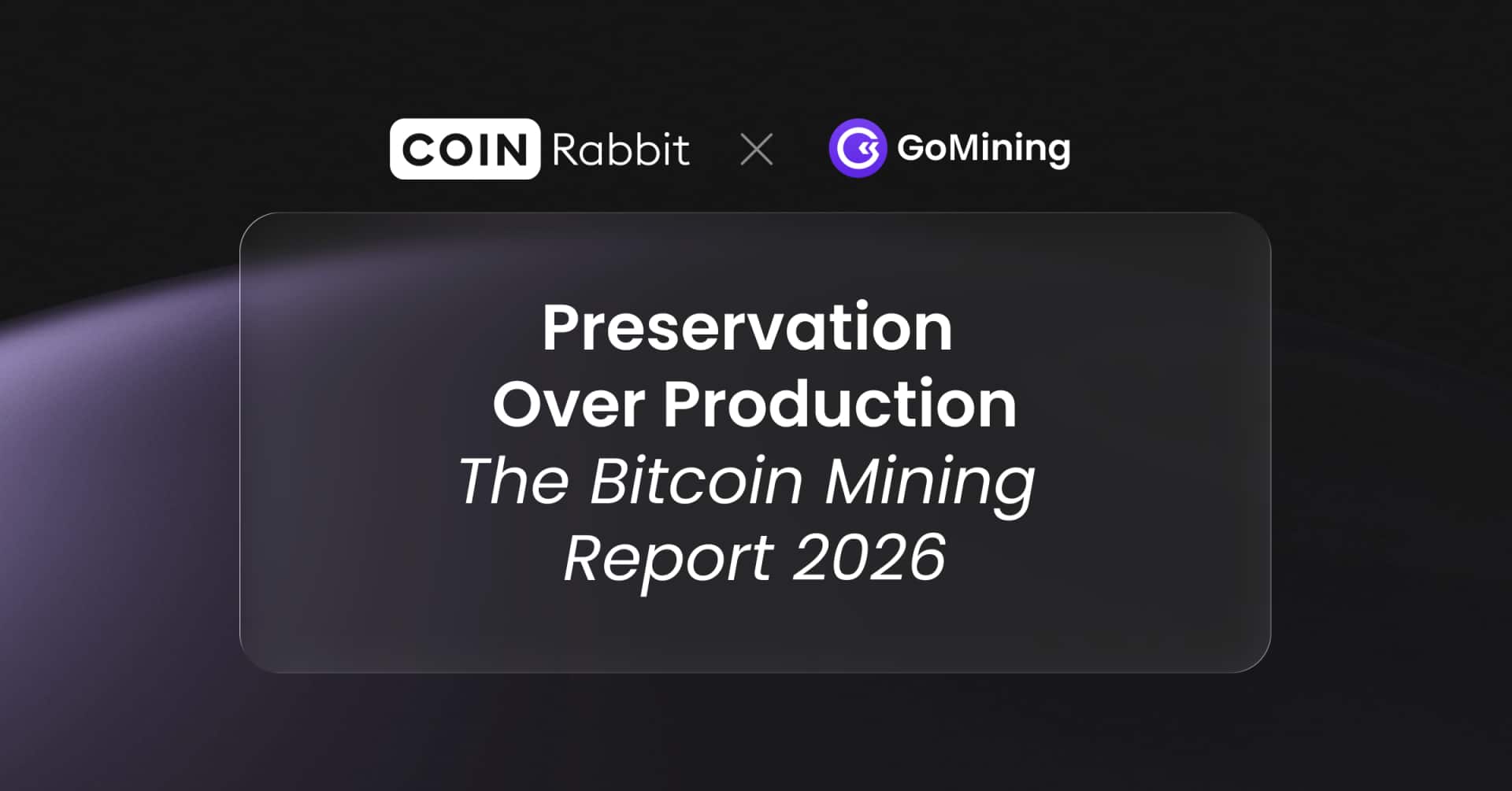 CoinRabbit and GoMining Report: Managing Bitcoin Matters More Than Mining Volume
