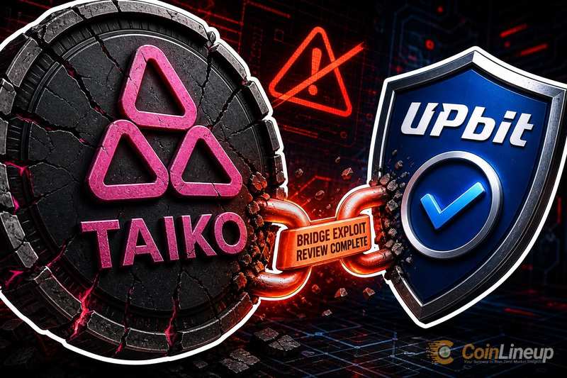 Upbit elimina la advertencia de trading de TAIKO tras revisar el exploit del puente de junio