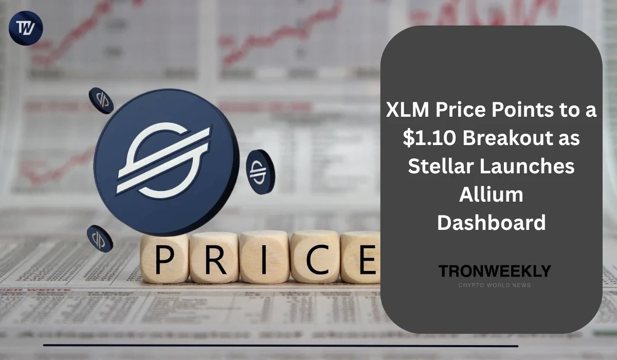 XLM目標突破1.10美元,Stellar推出Allium驅動的分析儀表板