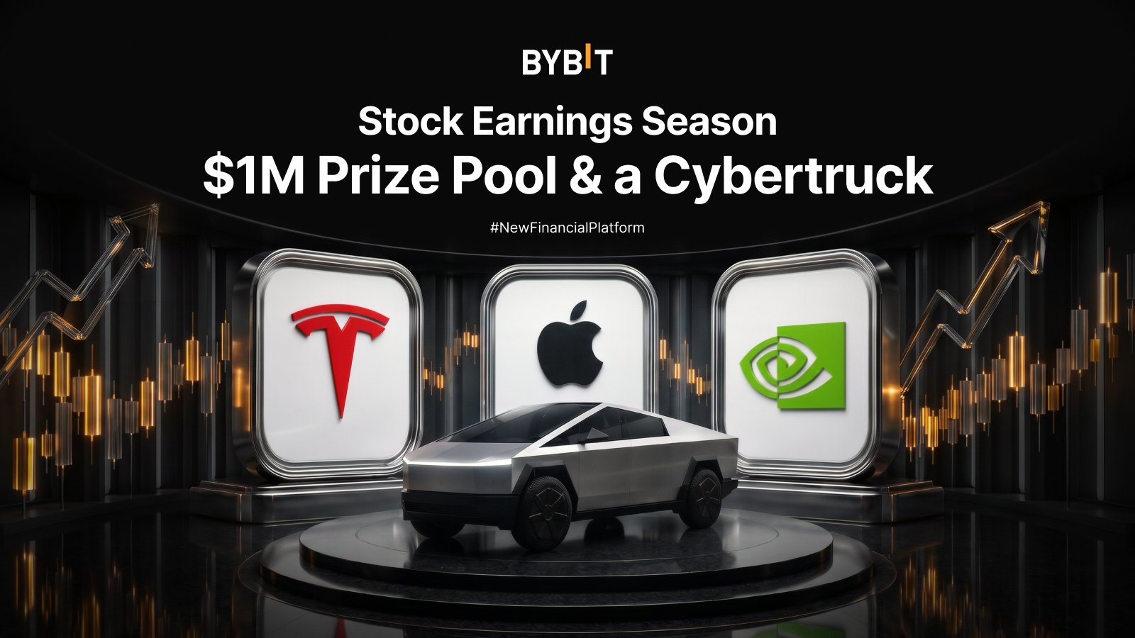 Bybit запускает кампанию Stock Earnings Season с призовым фондом до 1 млн USDT